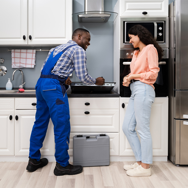 can you provide an estimate for cooktop repair before beginning any work in Mart TX